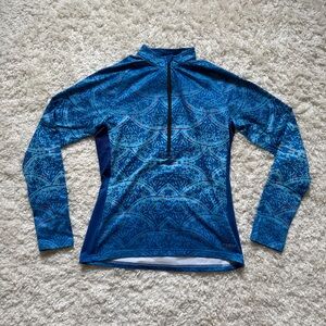 Terry Women's Thermal Half Zip Cycling Jersey. GREAT color. Size Small